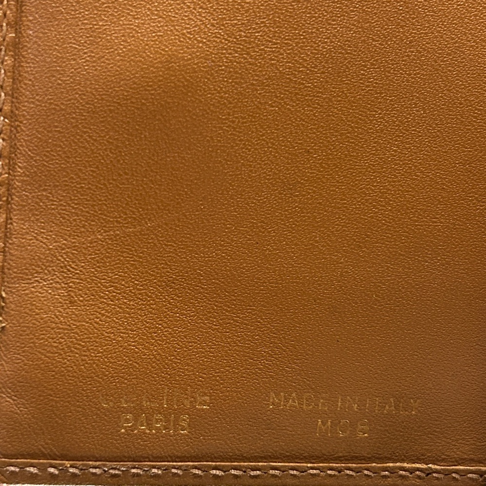 239. Celine Brown and Tan Leather Wallet - Picture 4 of 11